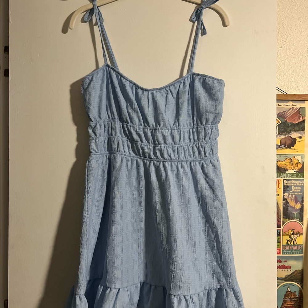 H&M Light Blue Mini Dress